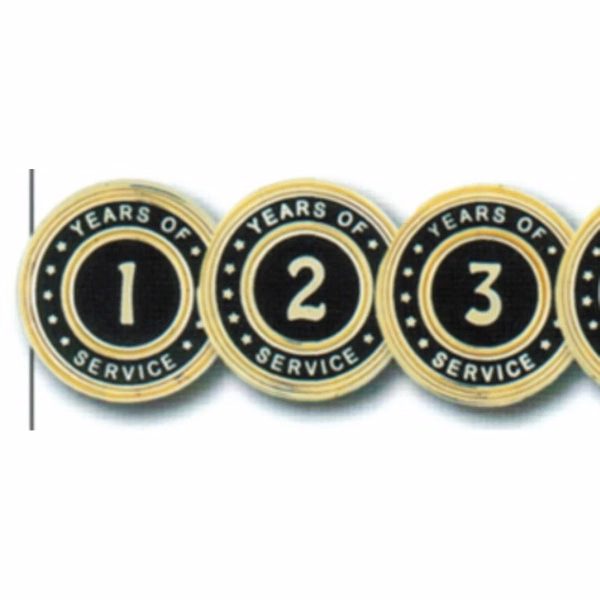 Years of Service Cloisonne Pin