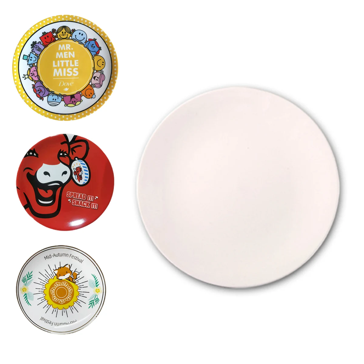 8" Ceramics Plates 1