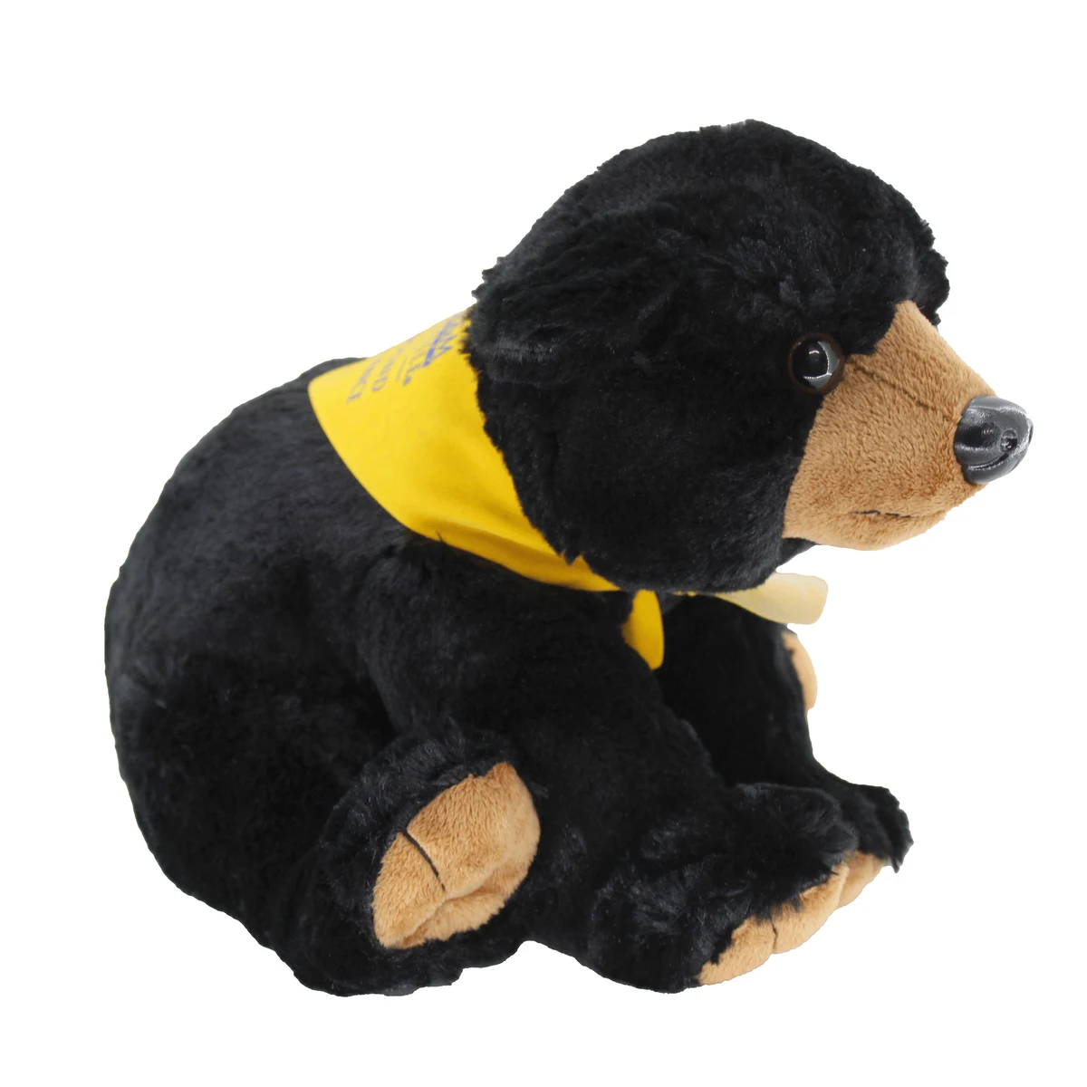 12" Cuddlekin Black Bear with bandana and one color imprint 1