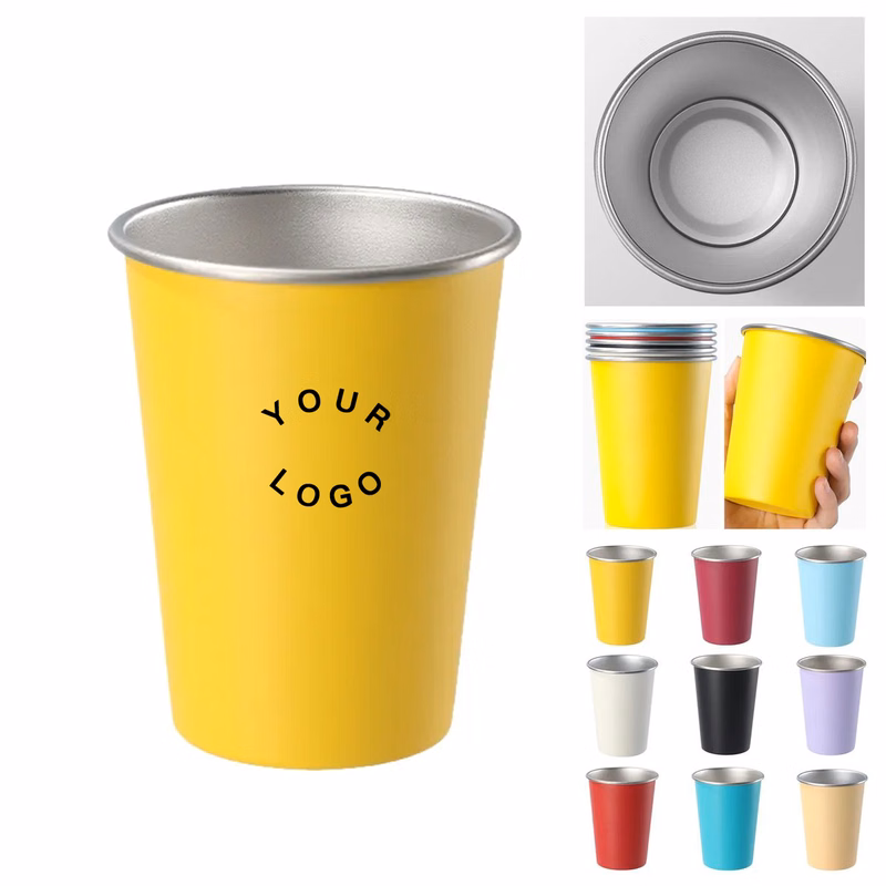 Reusable Stainless Steel Cup For Outdoor Use