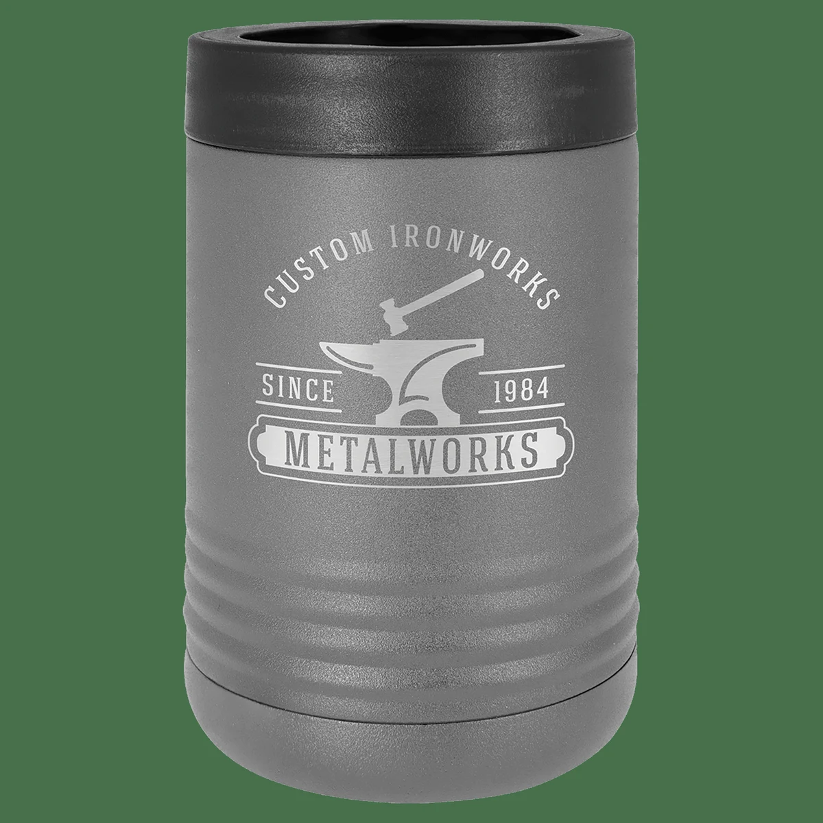 Polar Camel Dark Gray Stainless Steel Vacuum Insulated Beverage Holder 1