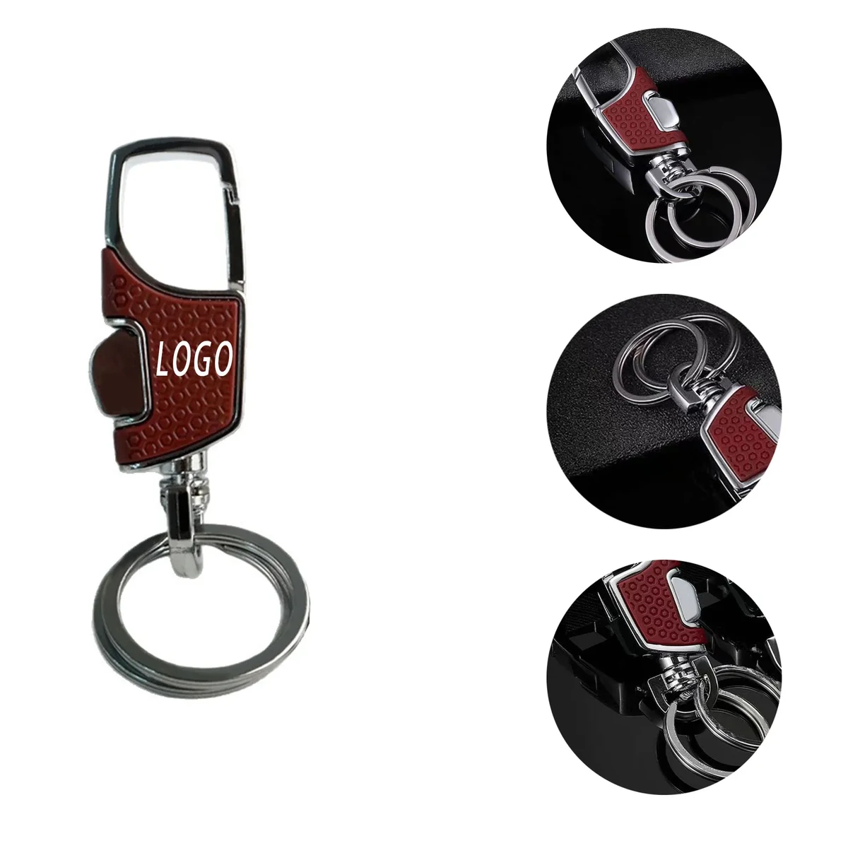 ABS Zinc Alloy Keychain With Logo For Carrying 1