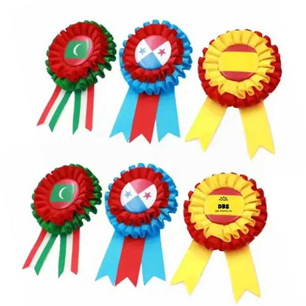 Rosette Award Ribbons Badges for Wedding & Achievement 1