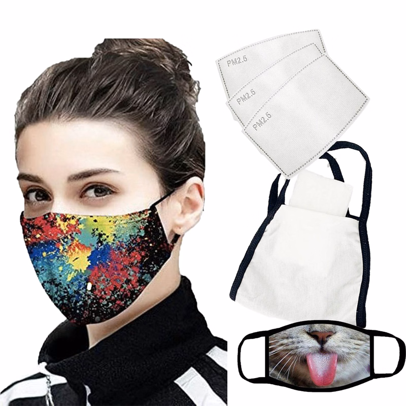 Custom Reusable Face Mask With Filter Pocket