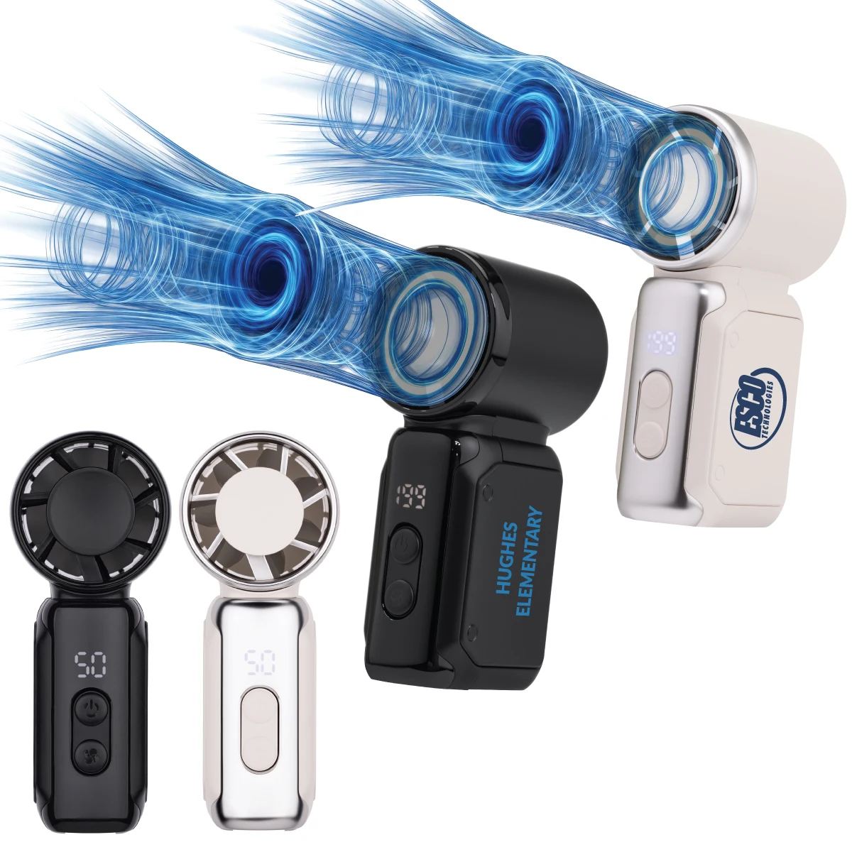 Handheld Rechargeable Pocket Turbo USB Fan 1