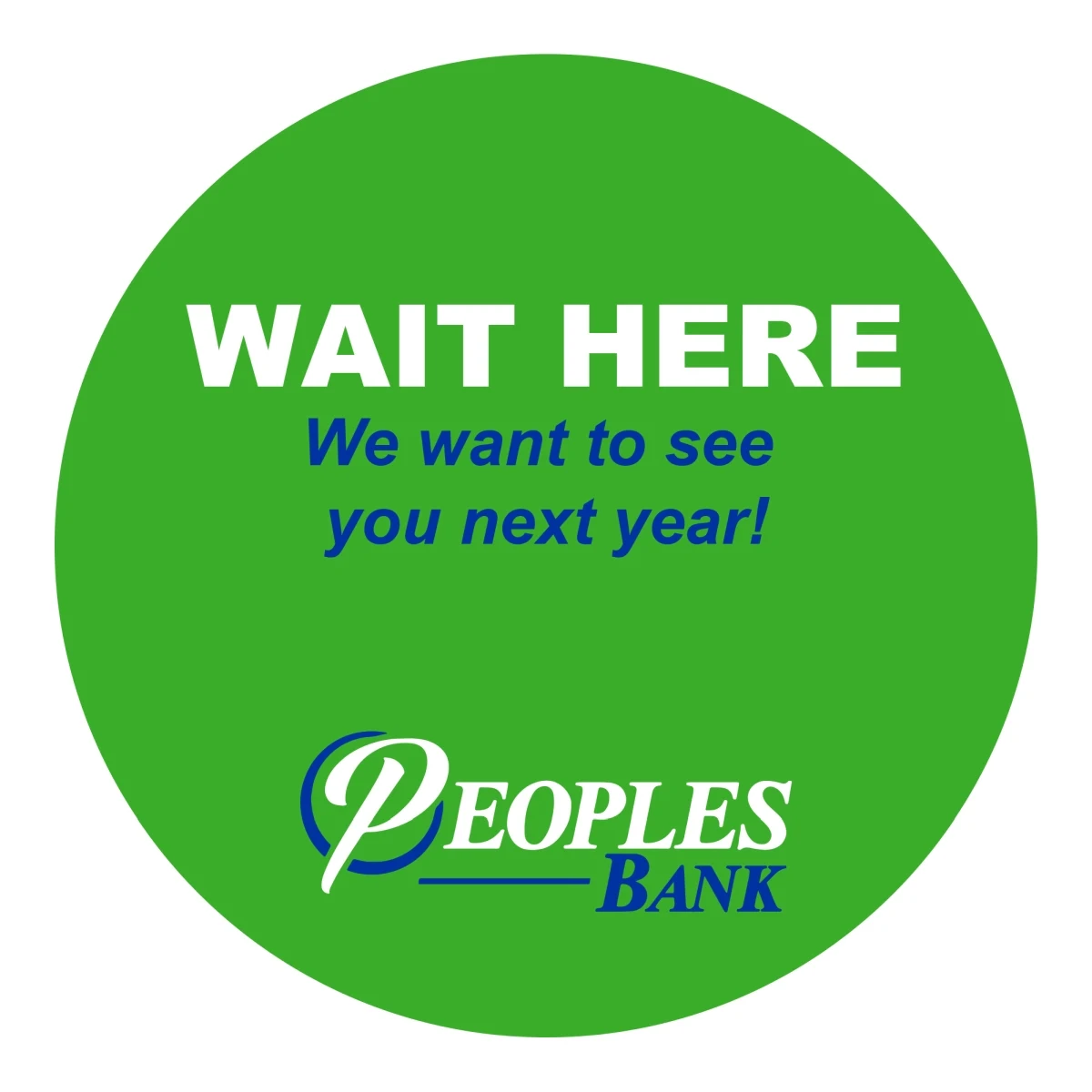 Removable Floor Decal (10" round) 1