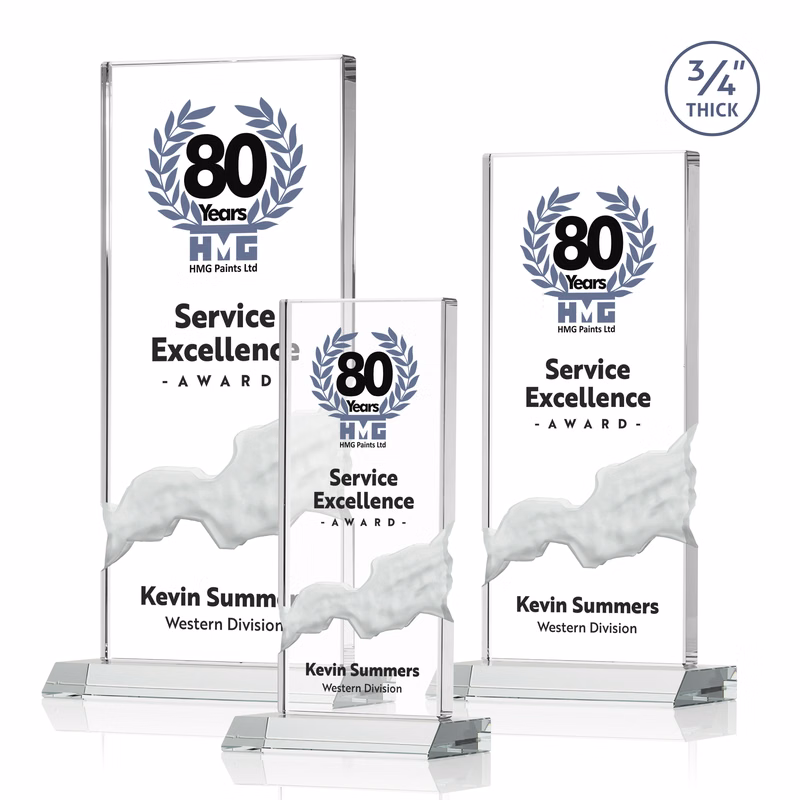 Poole VividPrint™ Award - Clear