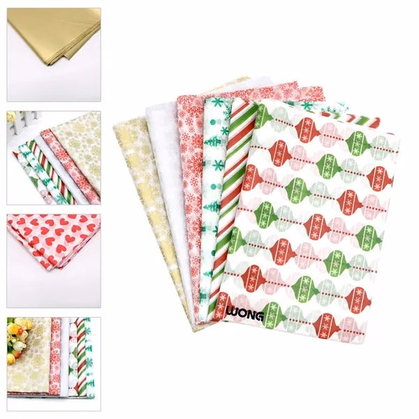 Custom Full Color Printed Tissue Paper Sheets — Branded Gift Wrap Packaging Solution