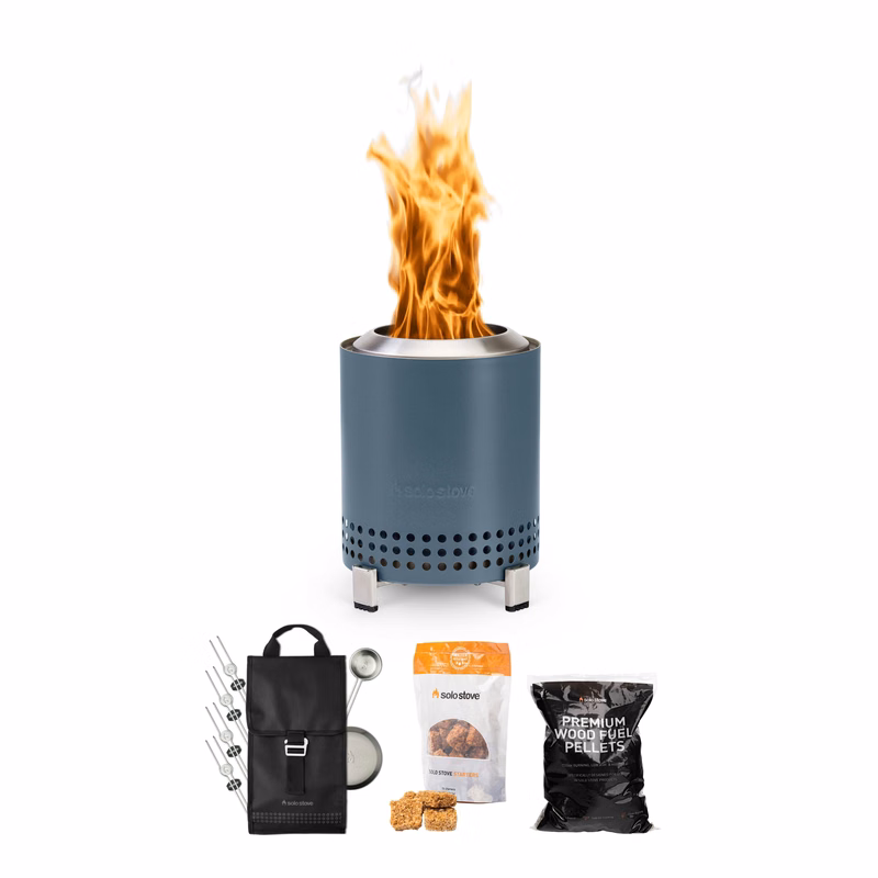 Solo Stove - Mesa 5" Tabletop Fire Pit - Roasty Bundle (Water)