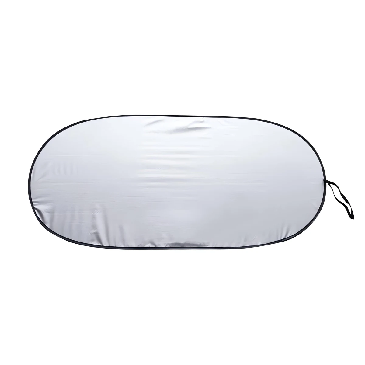 The single circle of the car sun visor is coated with silver fabric 1