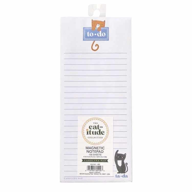 Magnetic List Pads - Assorted Cat Designs