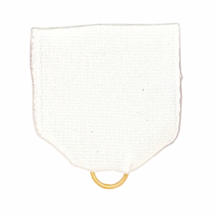 Solid White Pin Drape Ribbon with Jump Ring