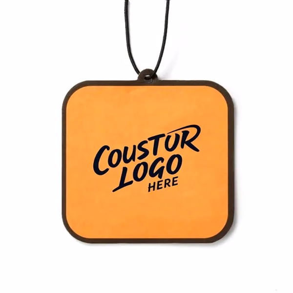 Car Air Freshener with Personalized Photos & Text on Both Sides
