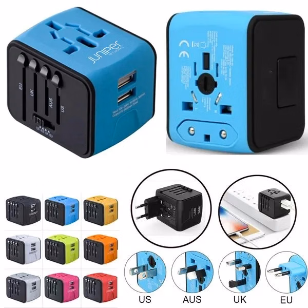 Smart Dual USB Ports International Adapter