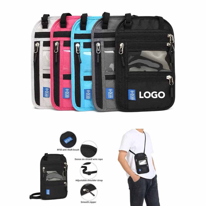 Multi-functional Passport Case Neck Bag