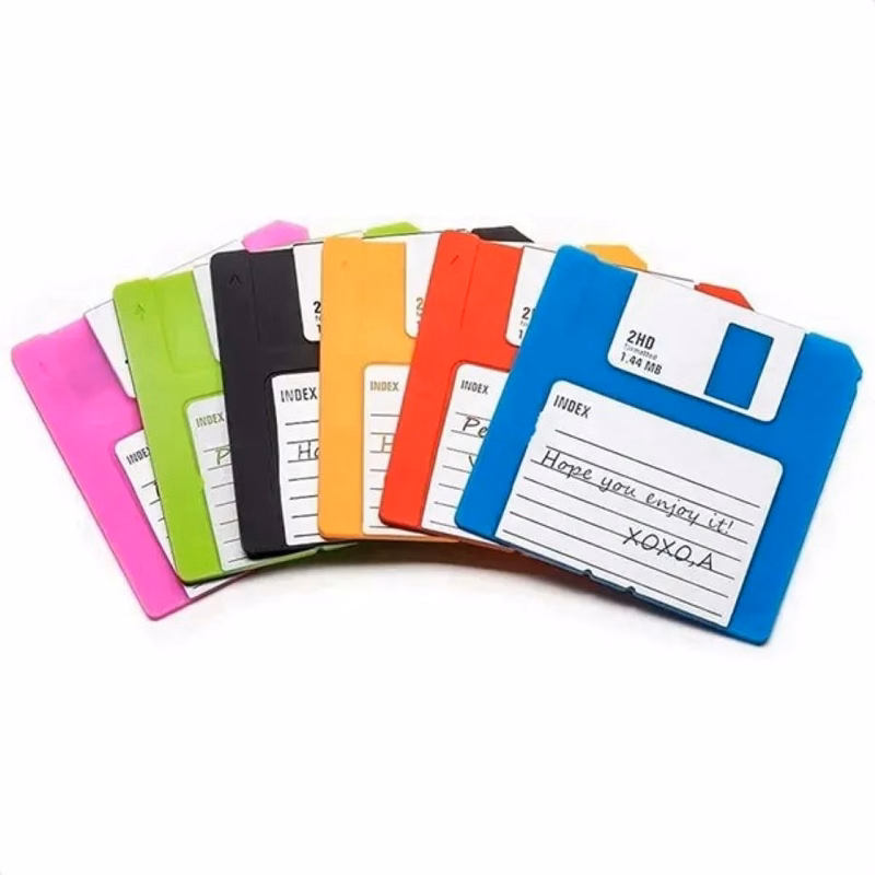 Silicone Floppy Disk Coaster for Tables
