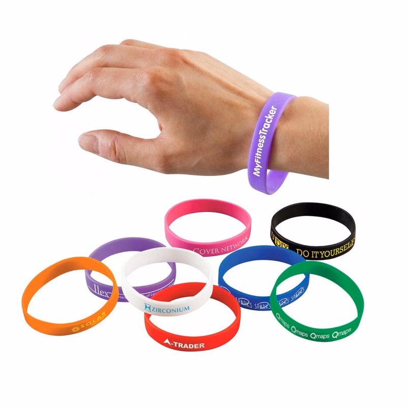 Pvc Custom Bracelet - 2D One Sided Design