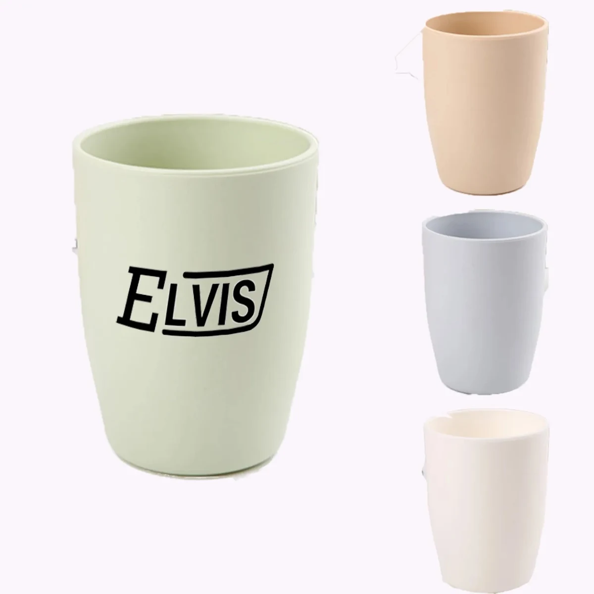 Creative Plastic Couple Toothbrush Wash Cup 1