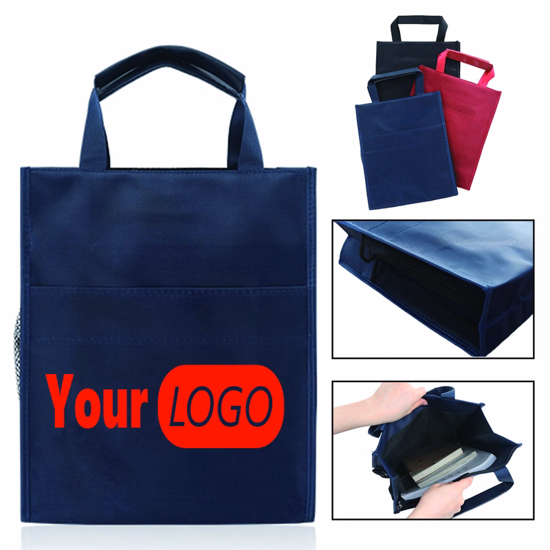 MOQ 50 PCS Zipper Business Document Bag