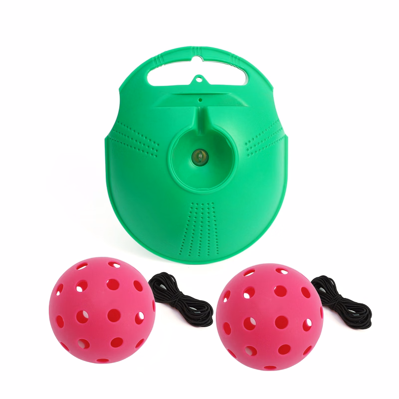 Pickleball Rebound Trainer with 2 Pcs Ball & Elastice Rope