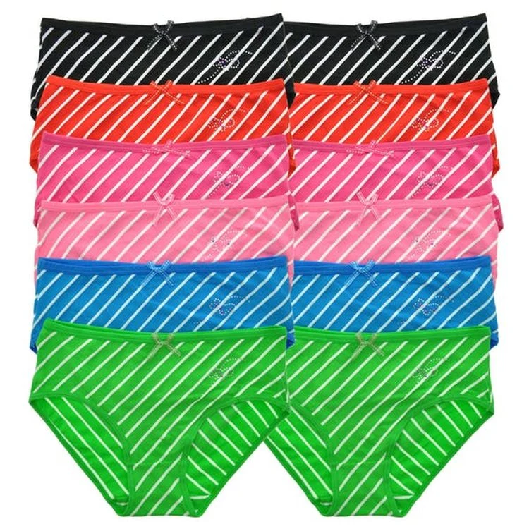 Women's Cotton Hip Hugger Panties - Assorted 1