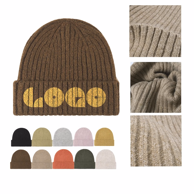 Wool Warm Thick Knit Hat