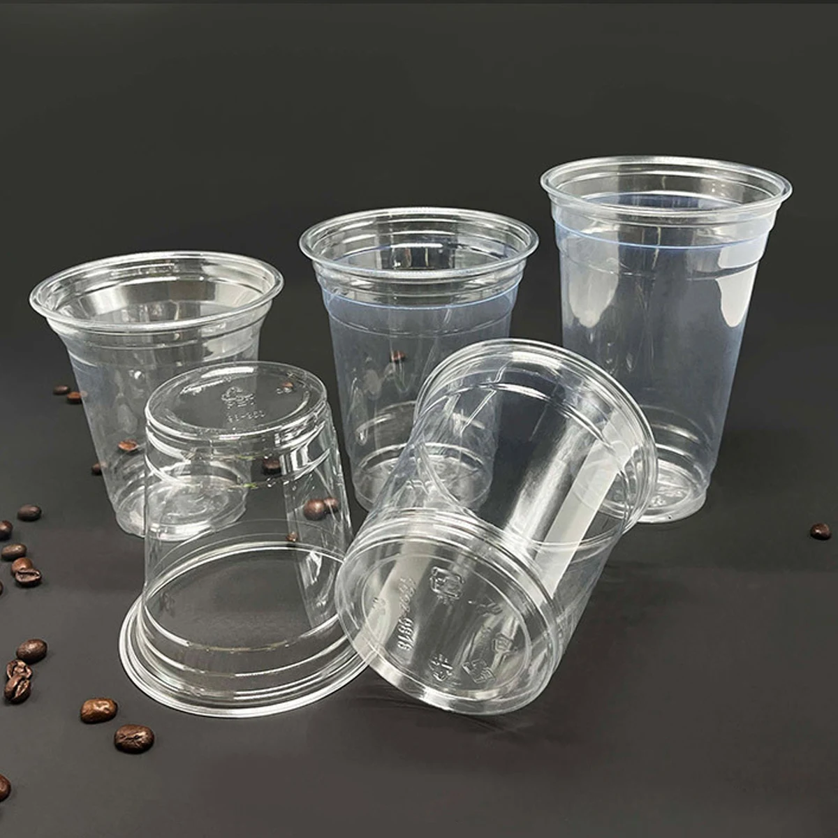 12oz Plastic Disposable Clear Water Party Cups 1
