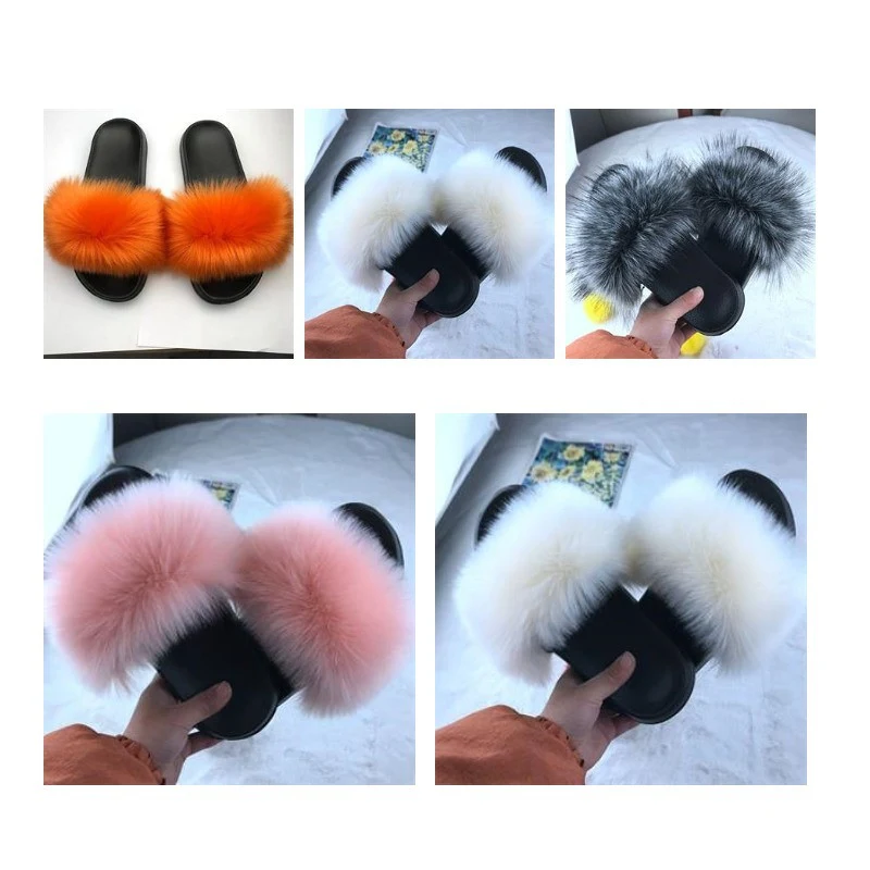 Faux Fur Slippers 1