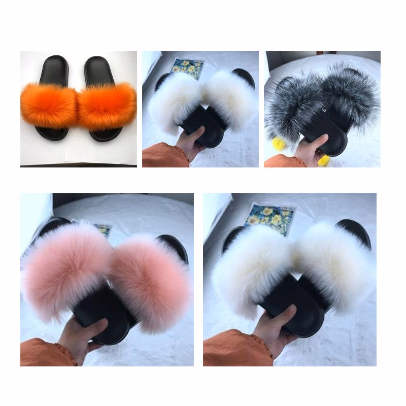 Faux Fur Slippers