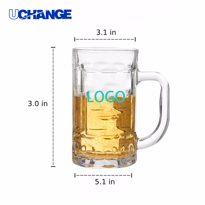 Glass Bar Handle Cup Mug Glass Bar Handle Cup