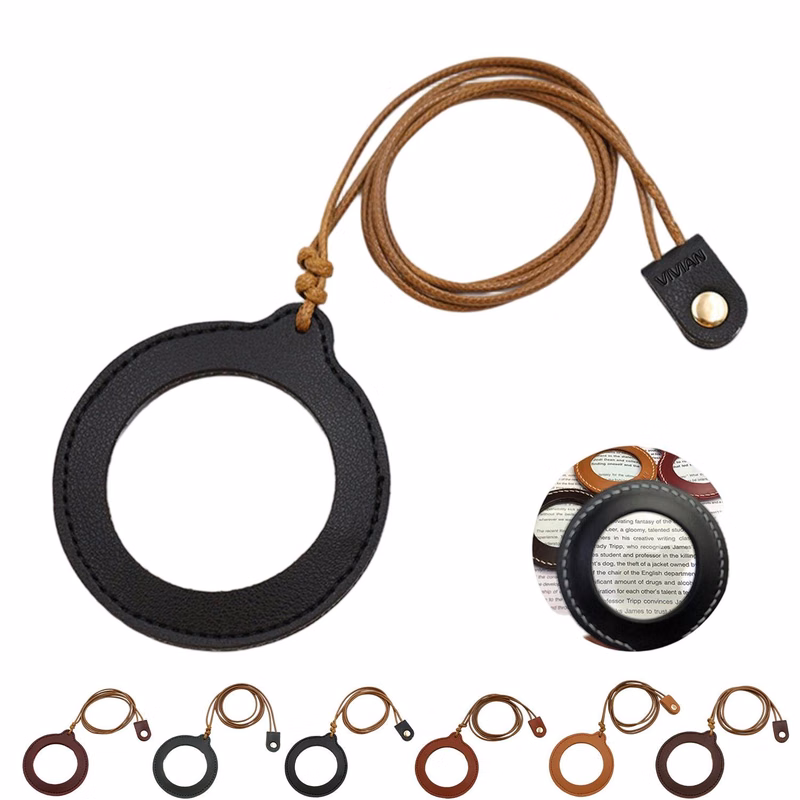 PU Leather Adjustable Neck Hanging Magnifier