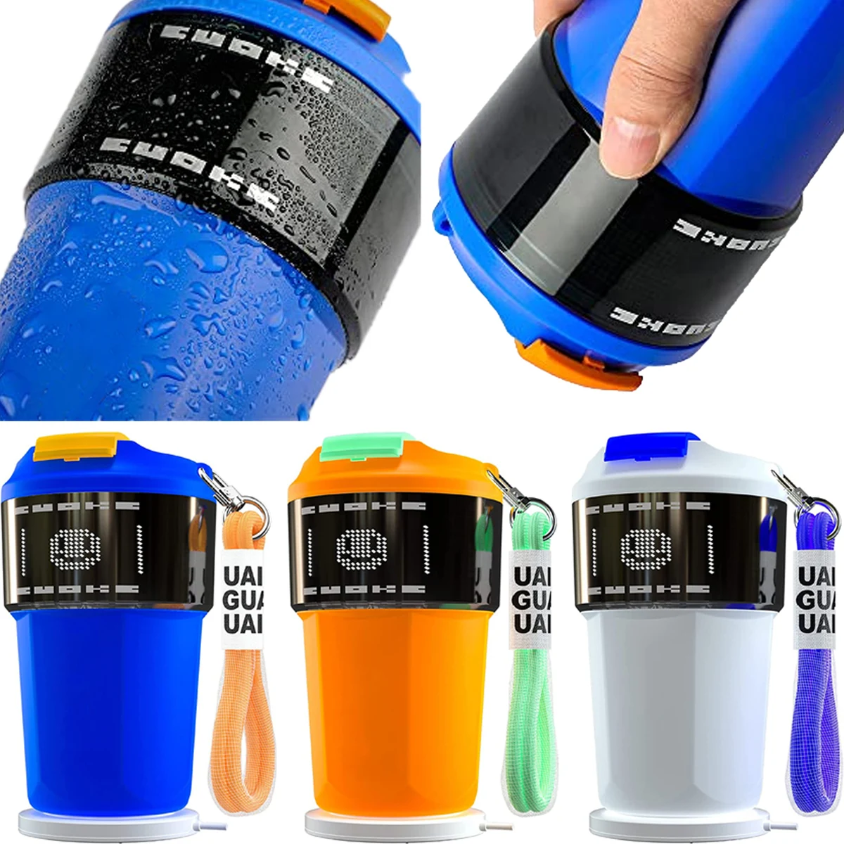 12oz Smart Insulated Coffee Mug with Innovative LED DIY Proj 1