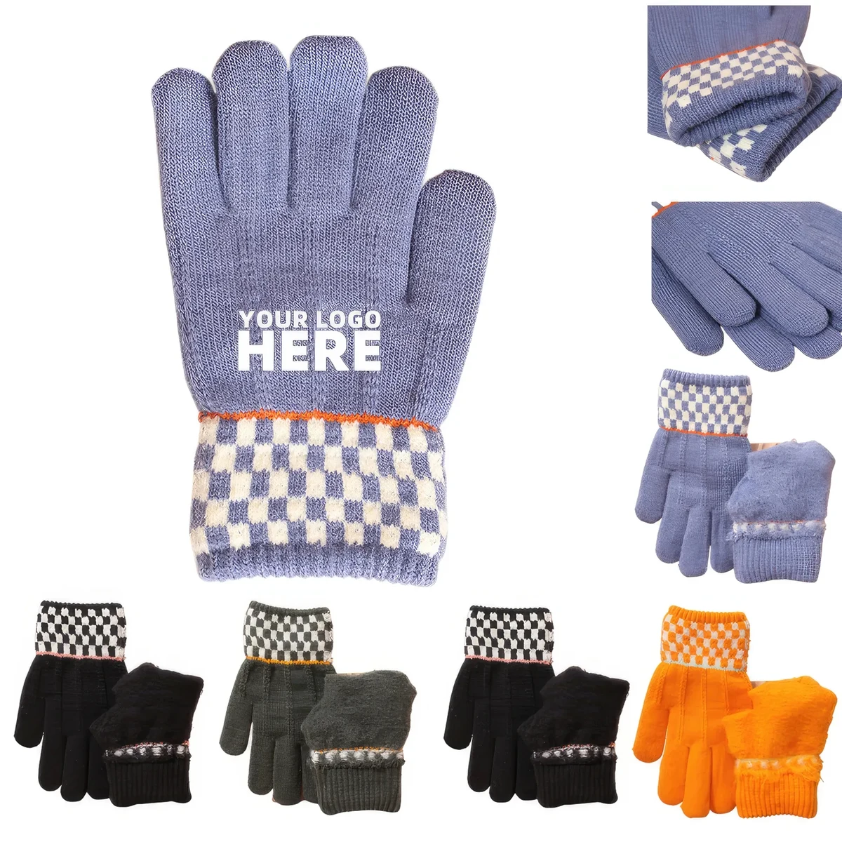 Childrens Warm Winter Fleece Gloves 1