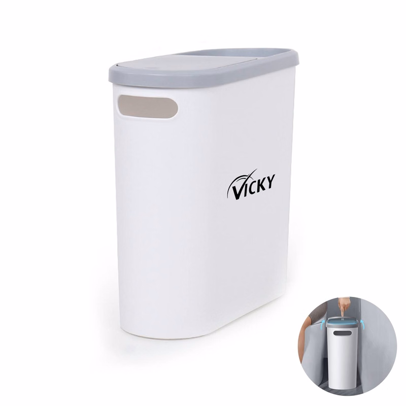 Bathroom Trash Can w/ Lid