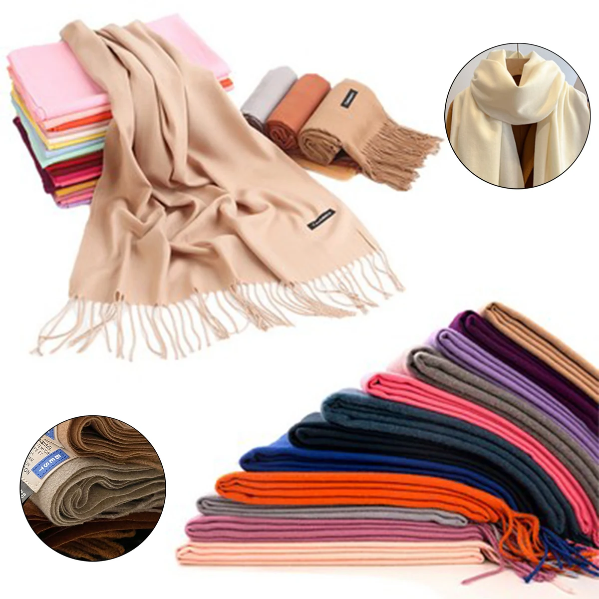 ScarfA /Scarf With Fringes 1