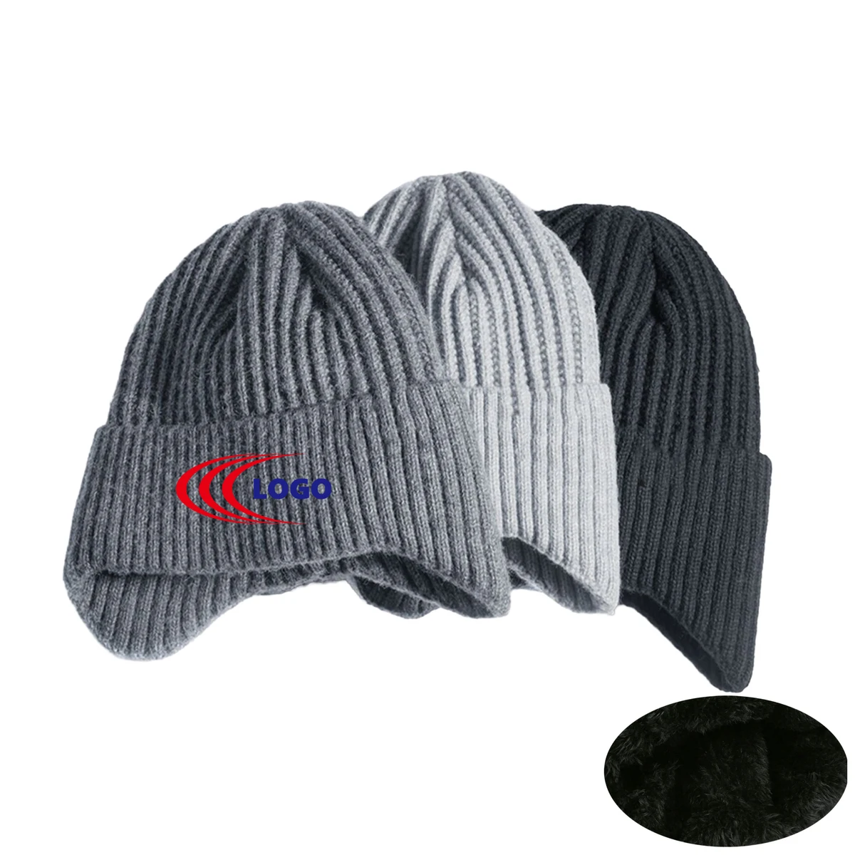 Winter Knitted Ear Flap Hat 1