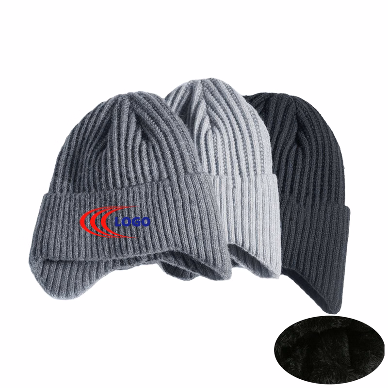 Winter Knitted Ear Flap Hat
