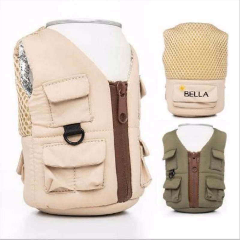 Down Jacket Style Winter Warm Cup Cover