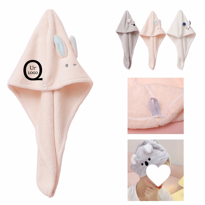 Coral Fleece Absorbent Dry Hair Towel