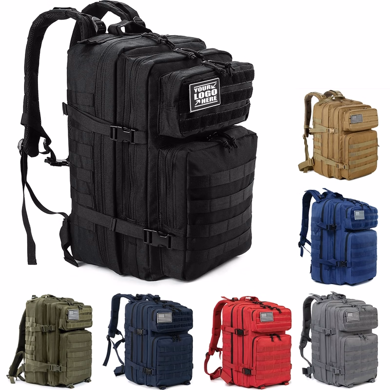 Custom Large Hiking Molle 3 Day military Tactical Backpack