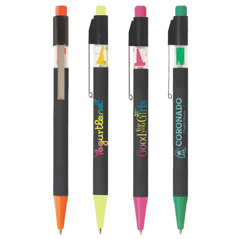 Custom Retractable Neon Click Pen 1