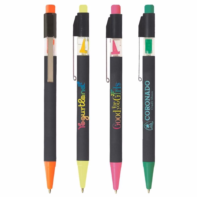Custom Retractable Neon Click Pen
