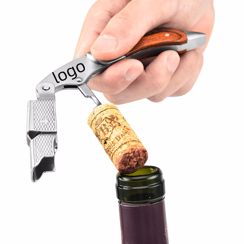 Portable Wine and Beer Bottle Opener with Knife