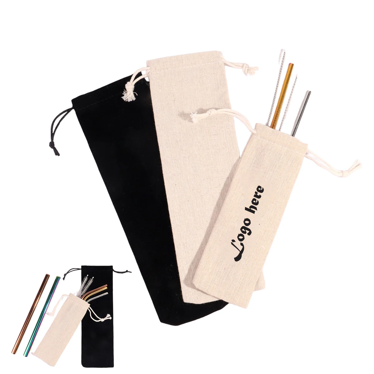 Cutlery Straw CStorage Bag 1