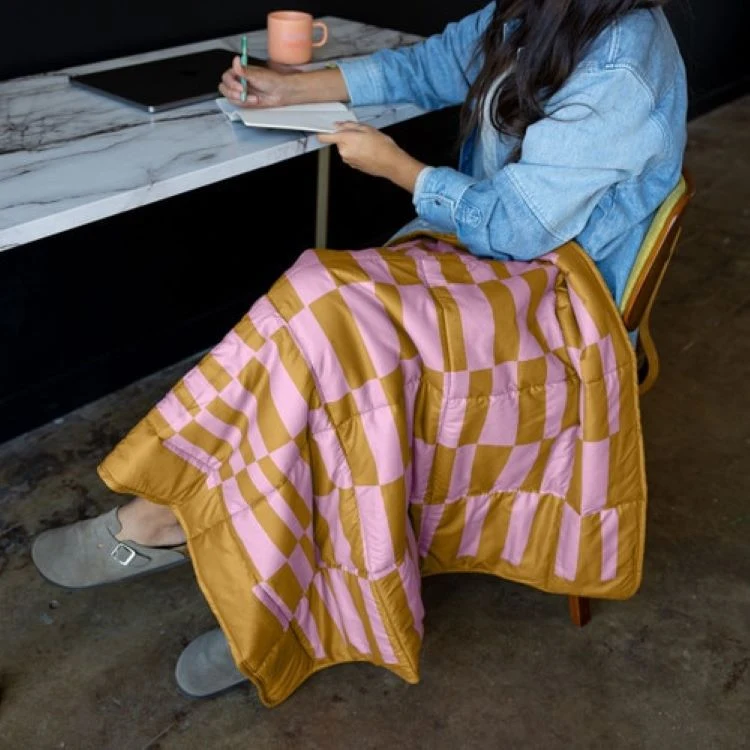 SOFT BLOCK LAP BLANKET 1