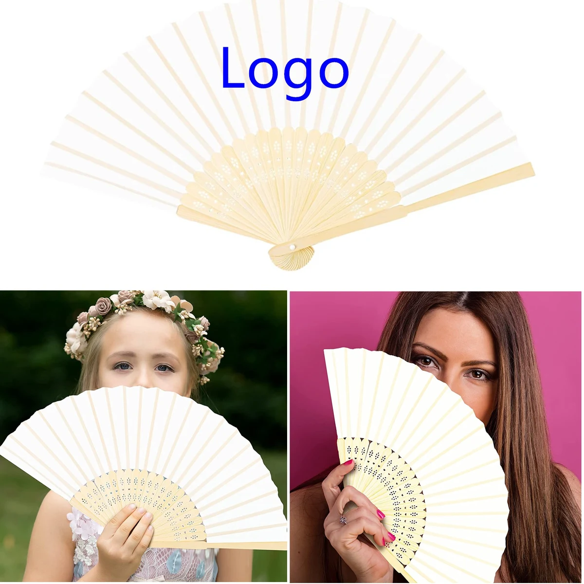 Silk Bamboo Folding Fans 1