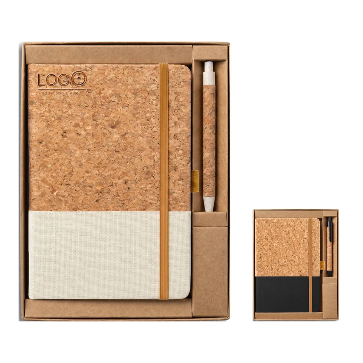 Custom PU & Cork Cover Notebook 1