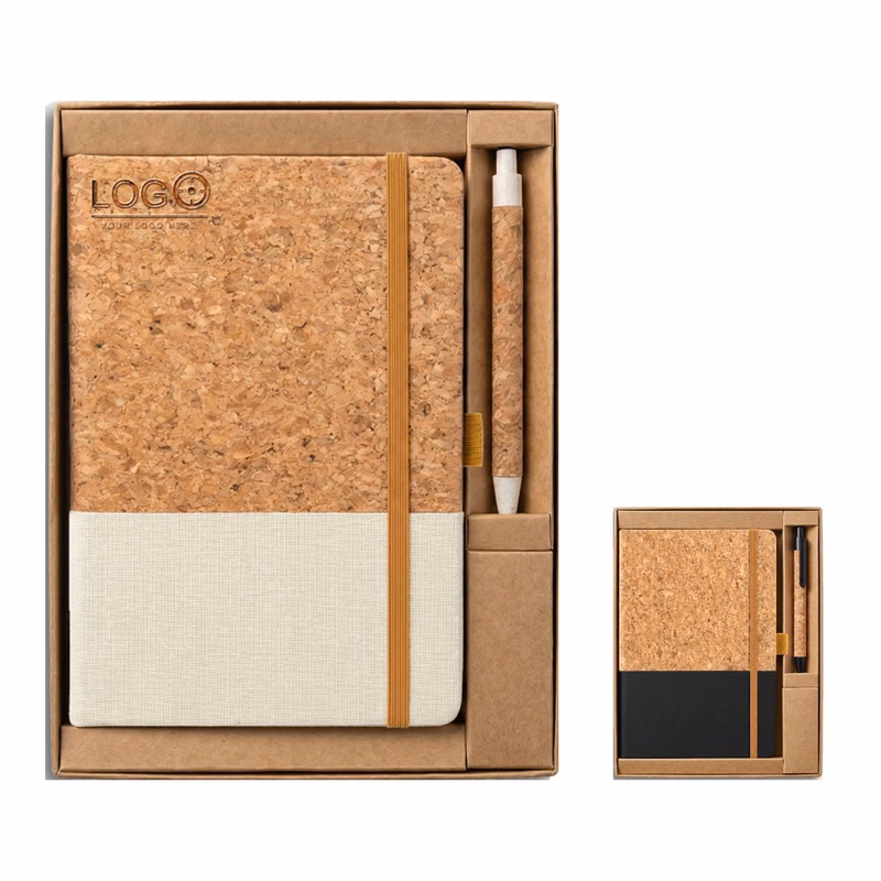 Custom PU & Cork Cover Notebook