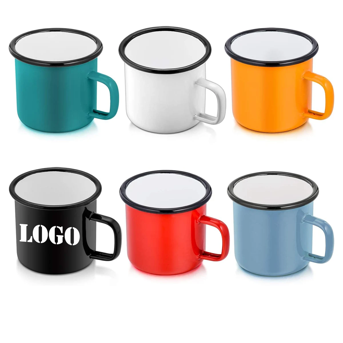 12 OZ Enamel Campfire Mugs 1