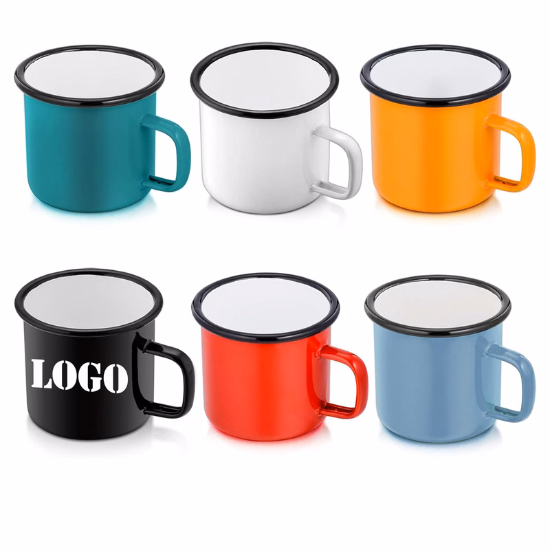12 OZ Enamel Campfire Mugs